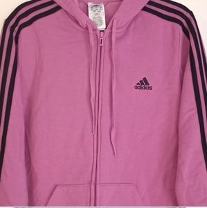 sold XS Beautiful Adidas Lilac Zipper Hoodie